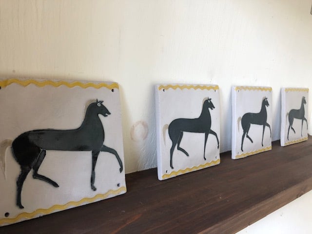 陶板 馬 | Miura Yoshihiro