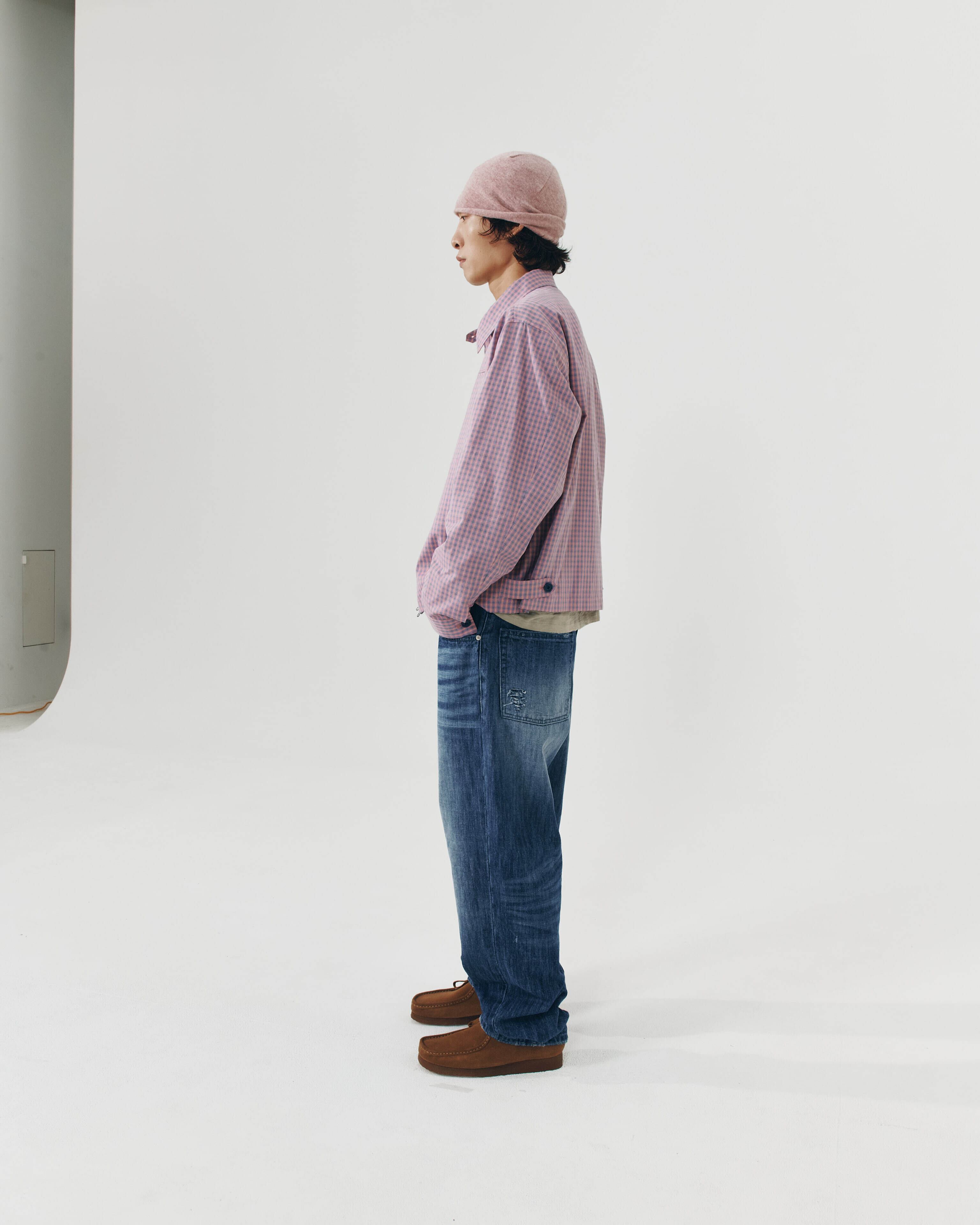 999HUMANITY] EASY CHECK JACKET V2 (PINK) 正規品 韓国 ブランド 韓国