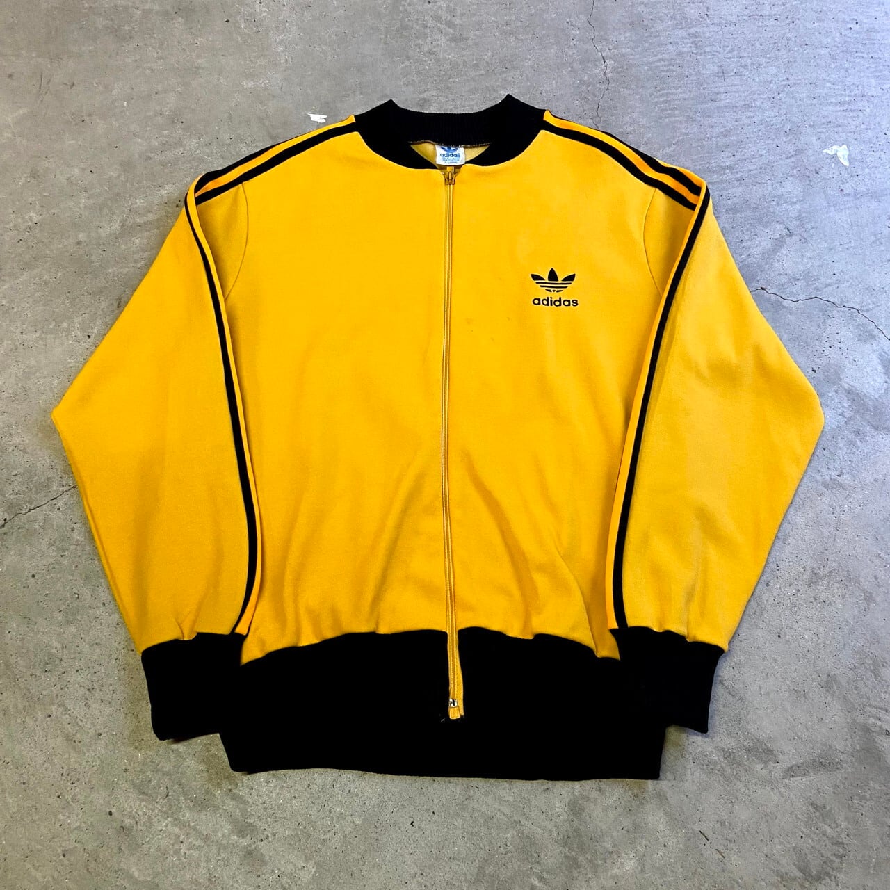 80年代 オーストラリア製 adidas アディダス ロゴ刺繍 バックプリント 