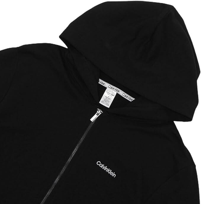 人気商品】Calvin Klein カルバンクライン スリット パーカー 黒