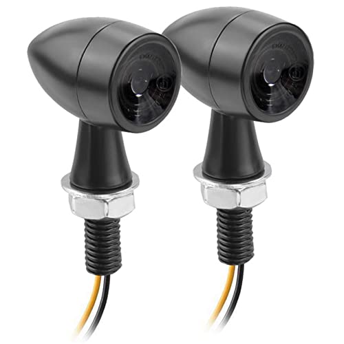 Yuumo+ バイク ウインカー LED ミニ 小型 砲弾型 高輝度 汎用 M8