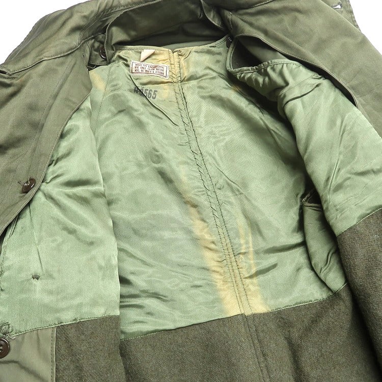 古着 50年代 US.ARMY M-1950 オーバーコート ライナー付き ミリタリー