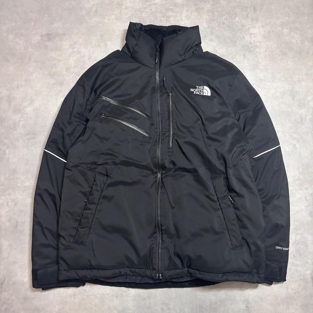 ノースフェイス ダウンジャケット 古着 ドライベント XL 黒 17365