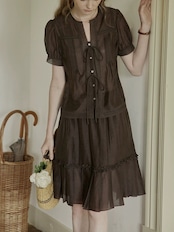 Brûlée Pintuck Lace Set-up F0735