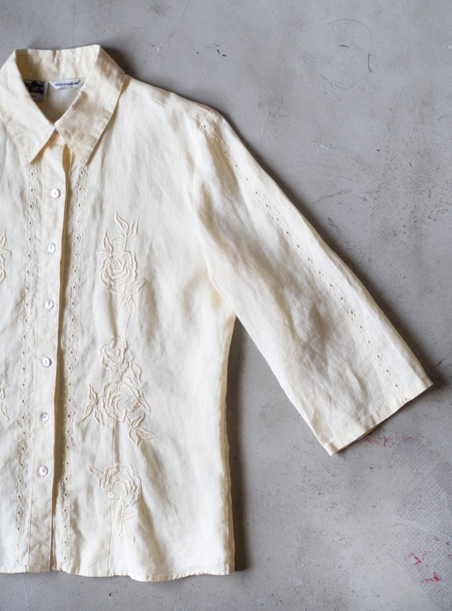 "richard malcolm" 1990s Irish linen shirt