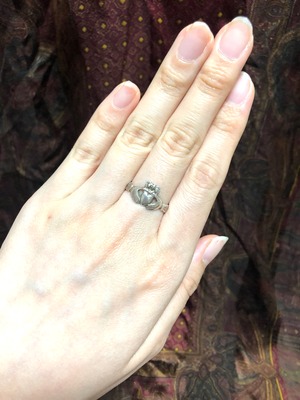 【Run Rabbit Run Vintage 】Claddagh ring02