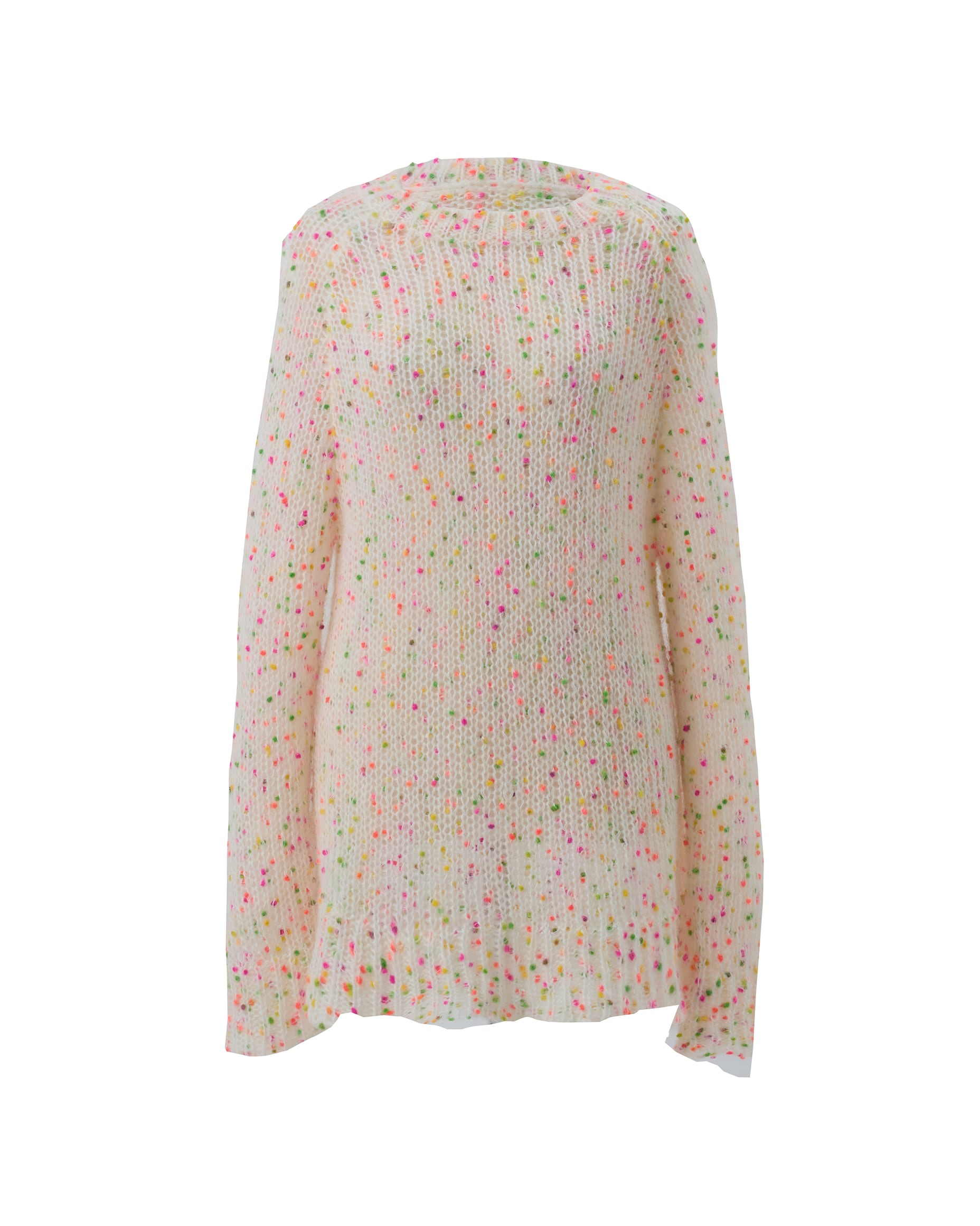 cygne シーニュ Florent 手編み ポンポンニット カーディガン　白 cygne シーニュ Florent 手編み ポンポンニット カーディガン