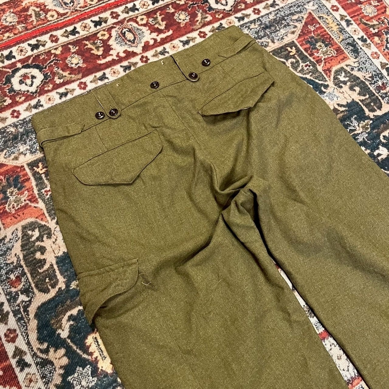 50s オーストラリア軍 グルカパンツ ウールパンツ ミリタリー W94cm