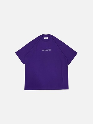 PHONETIC SIGN S/S TEE PURPLE