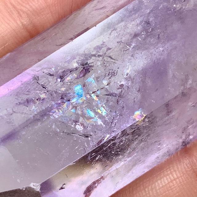 2.ボリビア産☆ライトカラーラベンダーアメジスト・ポイント