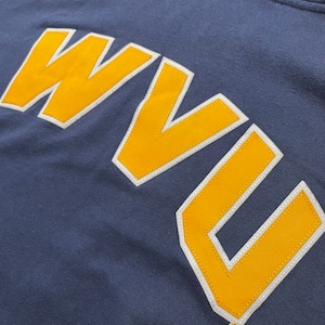 【SECTION 101 Majestic】カレッジ ウエストバージニア大学 WVU スウェット パーカー 刺繍ロゴ フーディー XL ビッグサイズ US古着