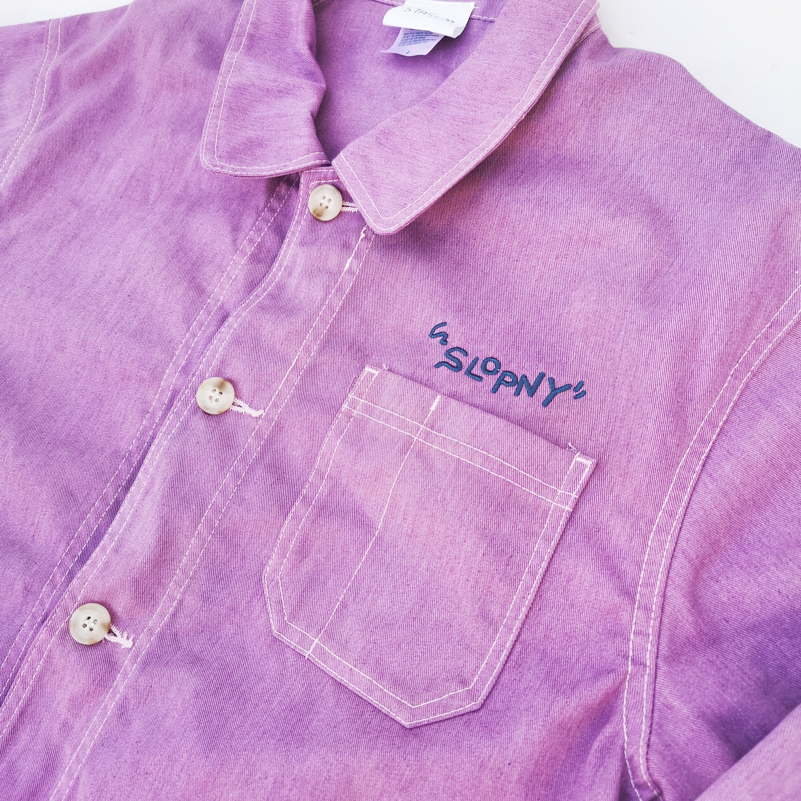 STASCM "SLOPNY" COVERALL PURPLE DYE L