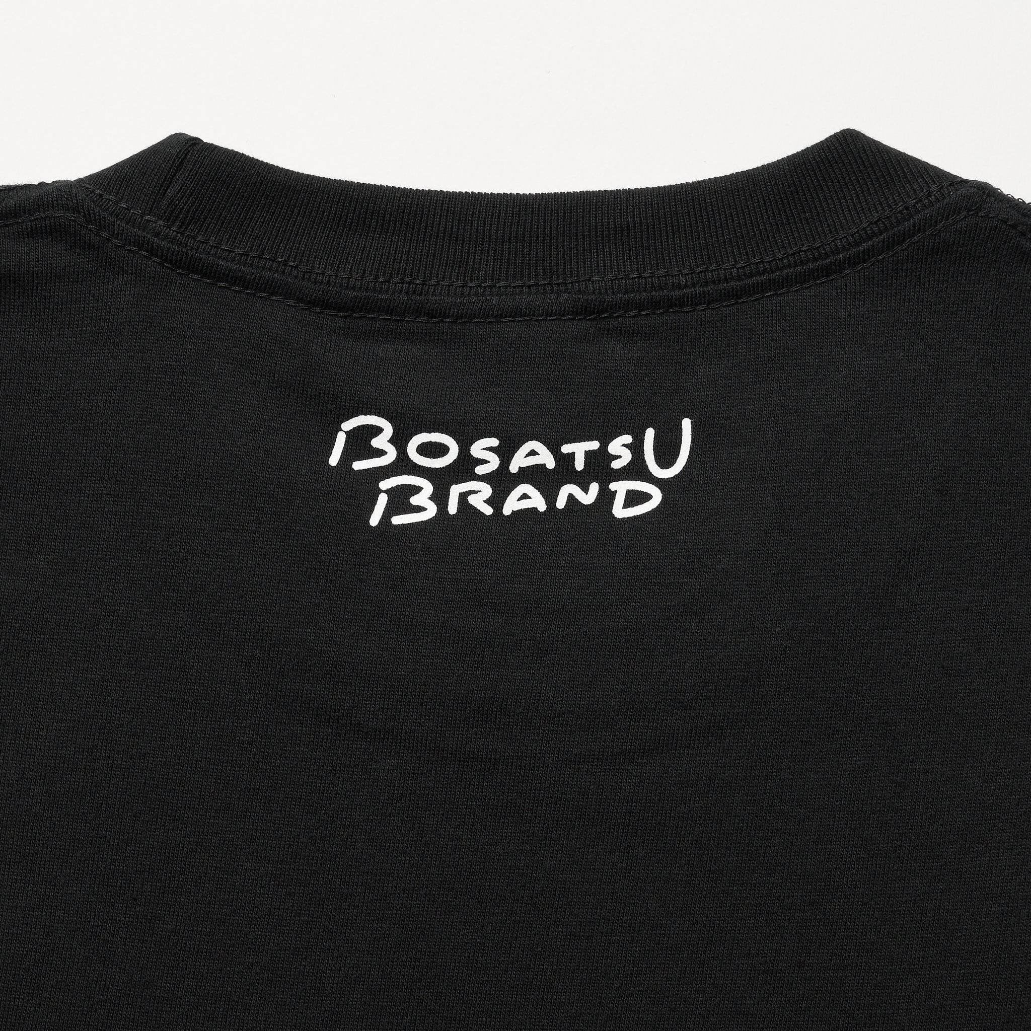 BUDDHA 仏像 Tシャツ (プリント) 6.2oz ホワイト/ブラック | BOSATSU