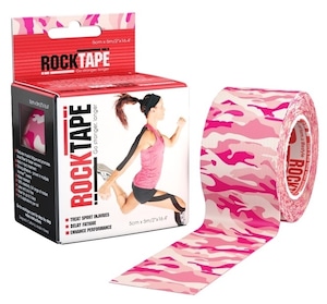 ロックテープ-スタンダード-ピンクカモ / ROCKTAPE 5cm*5m standard PinkCamo