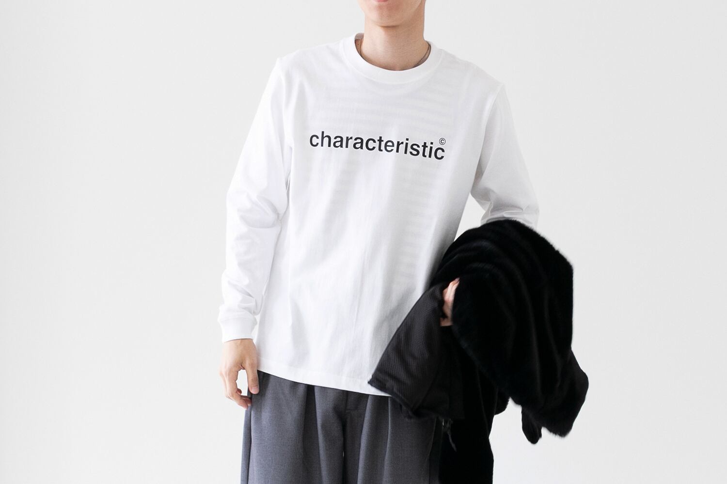 STRETCH DOUBLE KNIT - MOCK NECK PULLOVER : ストレッチダブル