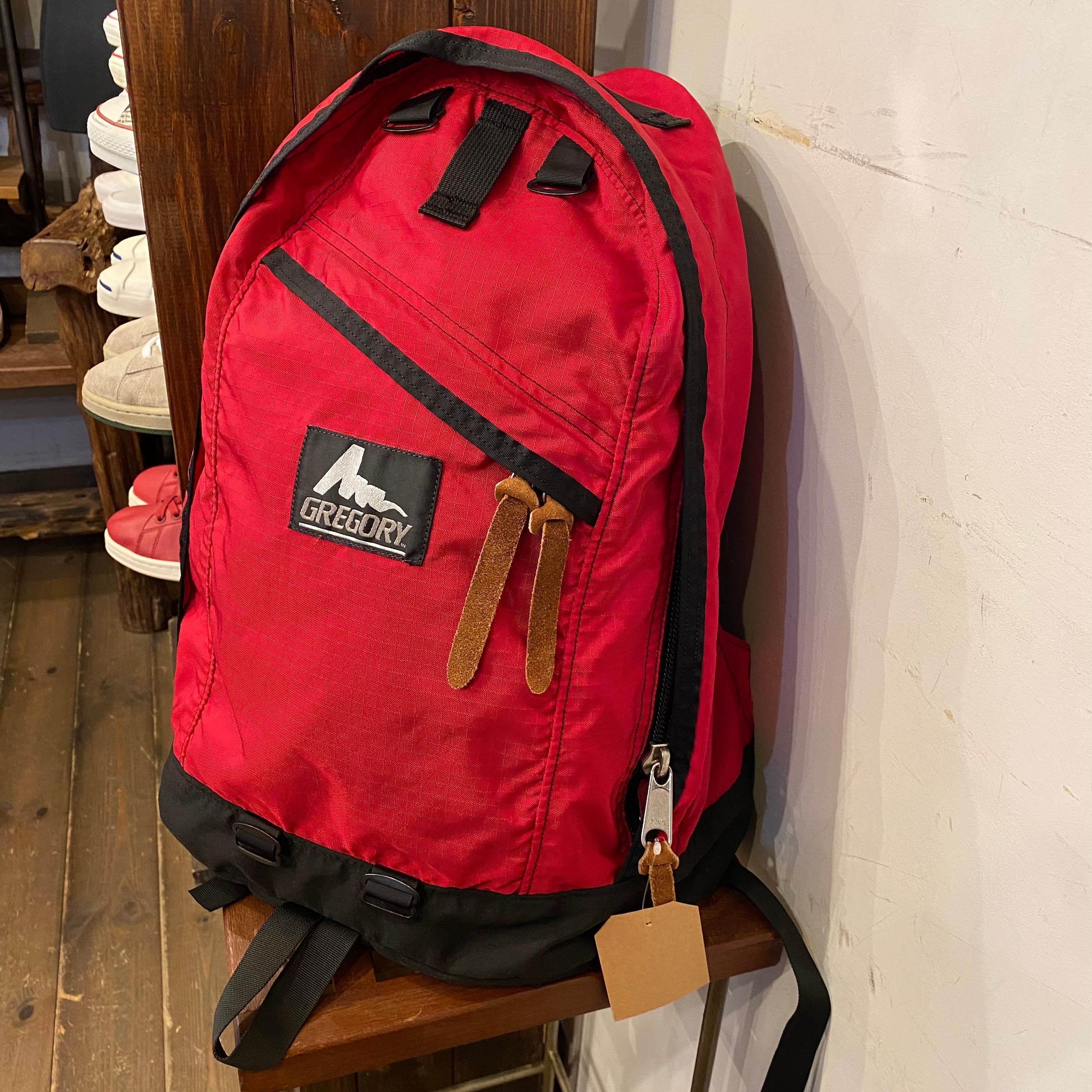 グレゴリー 2003 クラシック デイパック CLASSIC DAYPACK 26L アメリカ製 レッド リップストップナイロン シルバータグ 旧タグ GREGORY Red Ripstop Nylon レッド系