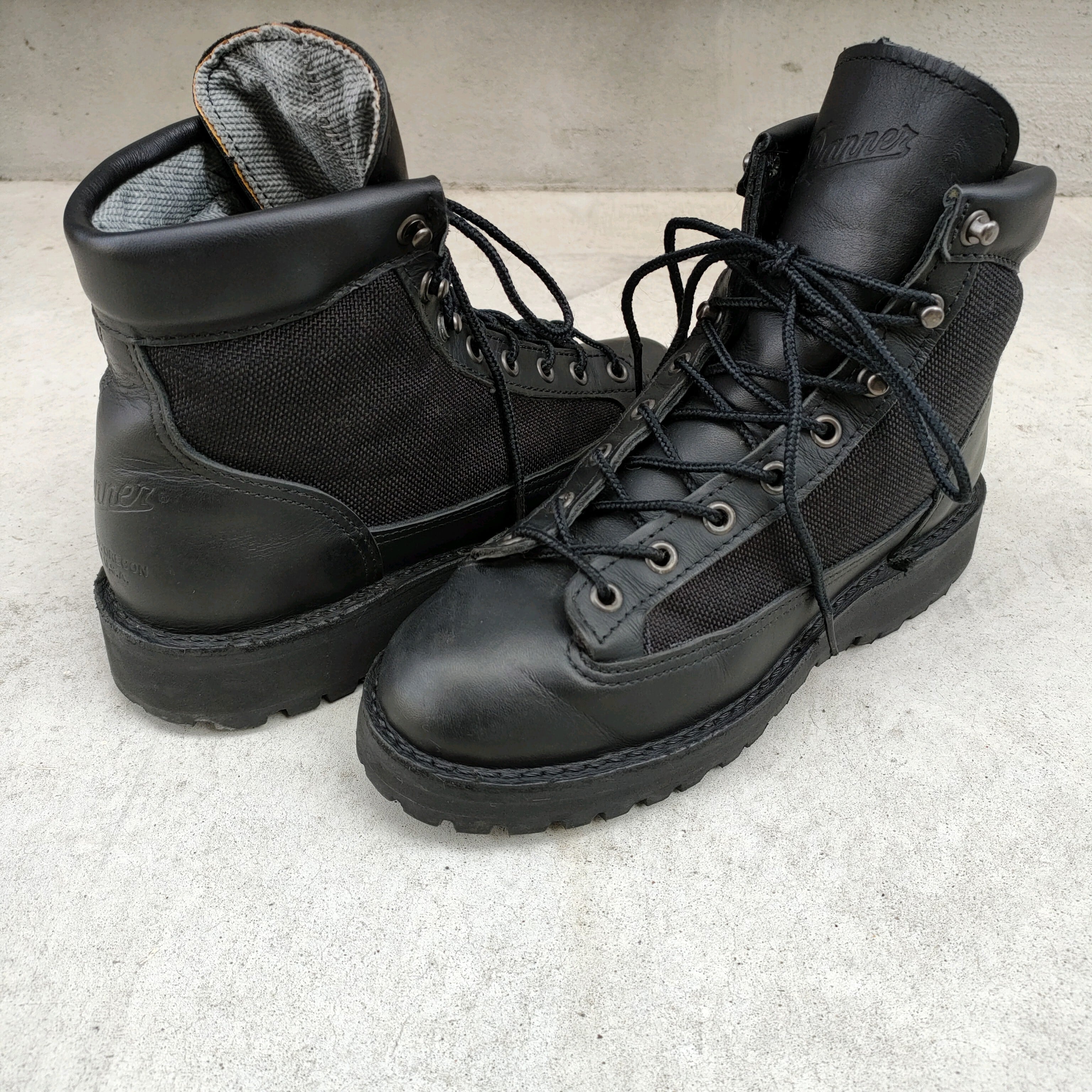 Danner  ダナーライト  レザーレースアップブーツ　ゴアテックス　BLK