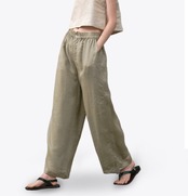 リネンストレートパンツ