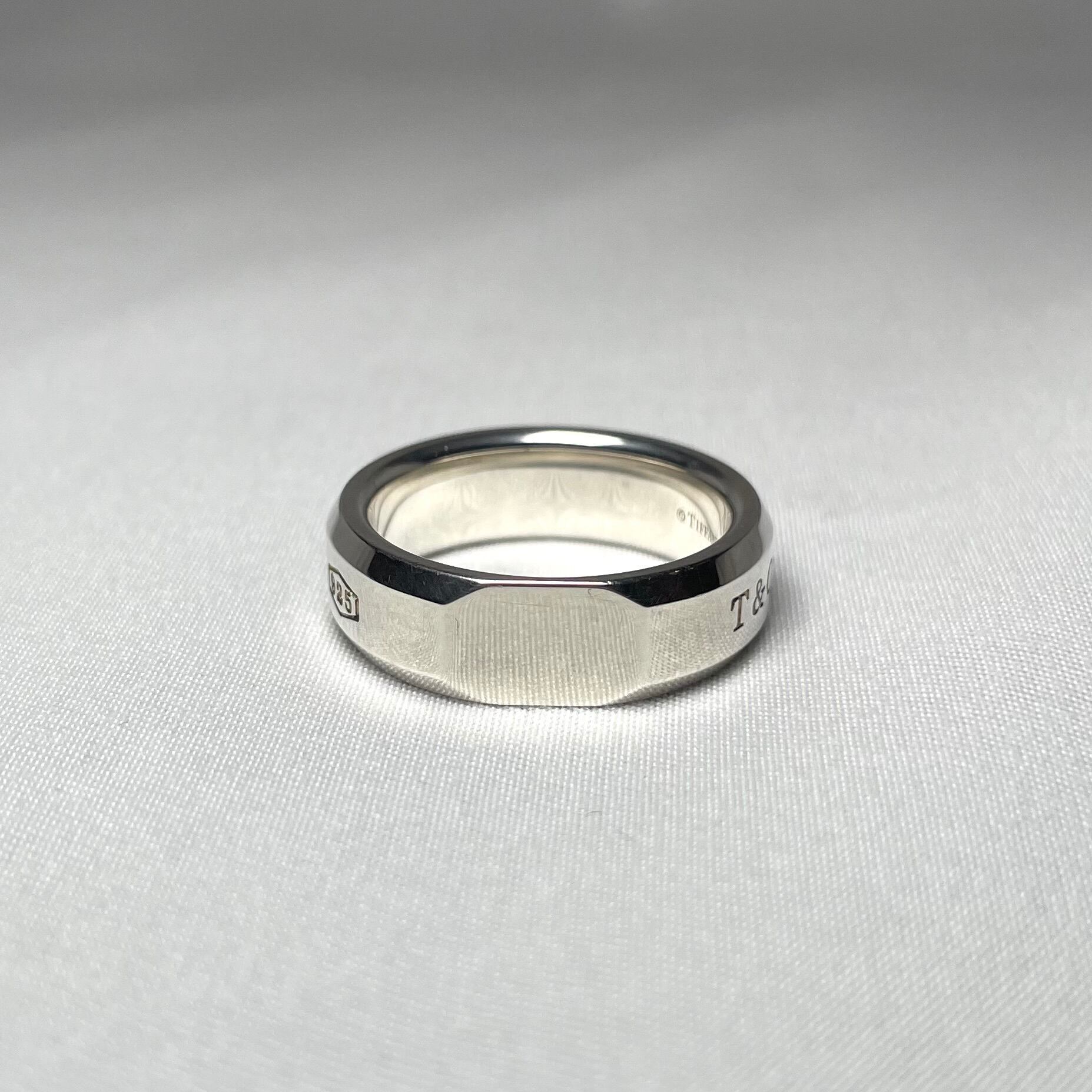 Tiffany&Co. 約19号 メイカーズスライスリング シルバー925 