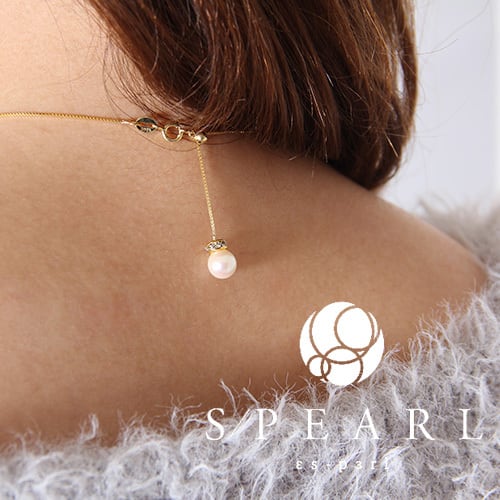 アコヤバックドロップネックレス（7.5mm-8mm）（6粒）【数量限定