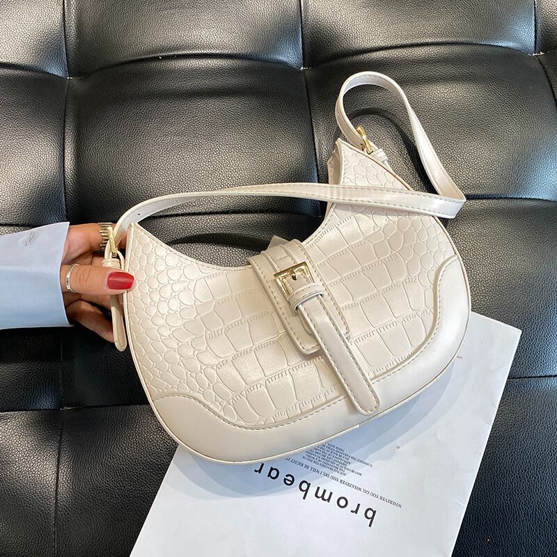 白いバッグ女性の小さなバッグ2020新しい波夏ネット赤いファッションシングルショルダーメッセンジャーバッグ野生の野生の脇の下のバッグ Tiancai_Wing_Bag0989159