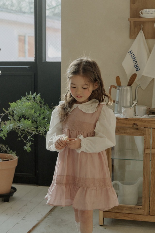 ラスト1 pink9【即納】<flo>  Kerry blouse