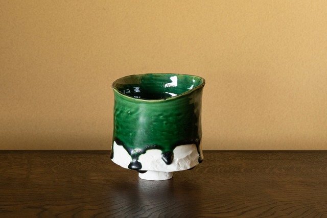 緑碗（磁器） / 横山拓也