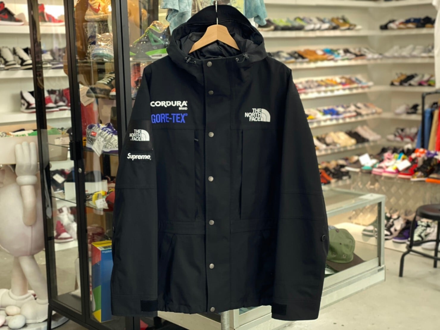 Supreme 18AW × THE NORTH FACE EXPEDITION JACKET XL BLACK NP61810I  