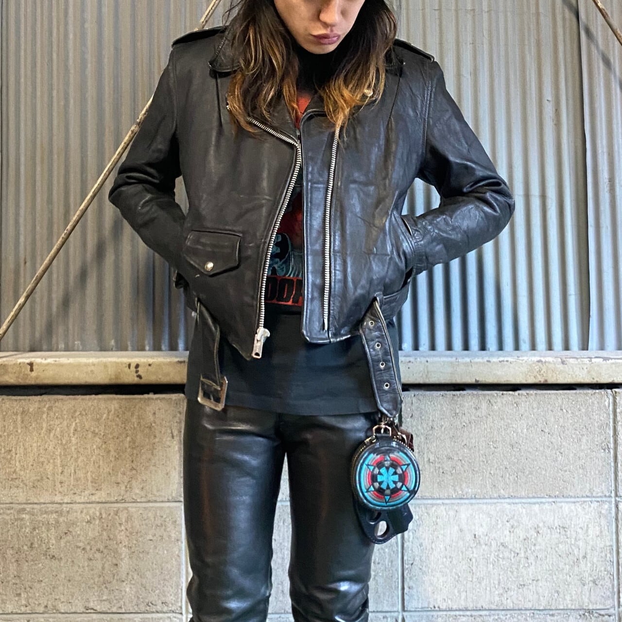 60年代 ビンテージ USA製 黒タグ Schott Perfect ショット ワンスター  
