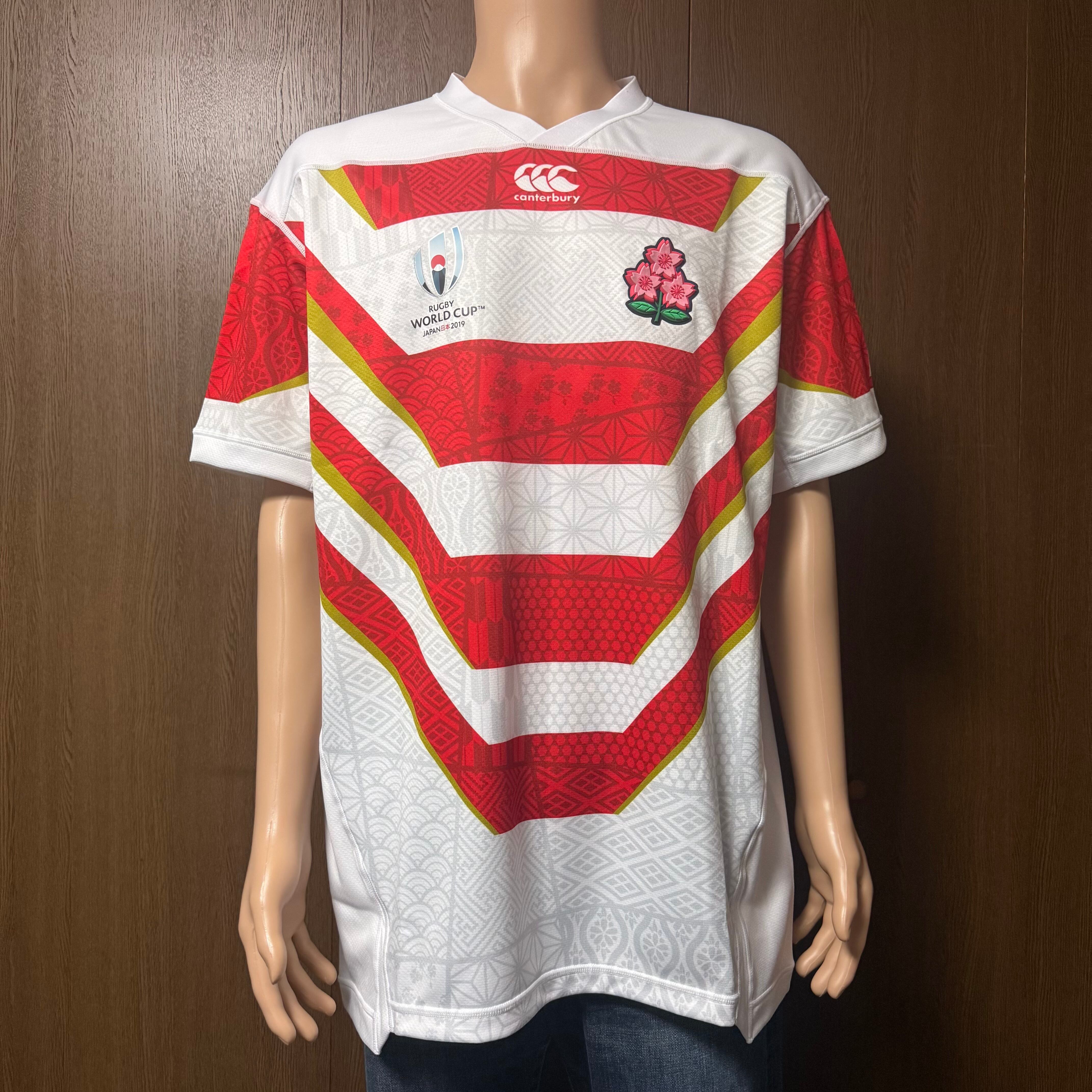 【古着・未使用品】canterbury ラグビー日本代表ユニ 2019 W杯 古着・未使用品】canterbury ラグビー日本代表ユニフォーム 2019 W杯
