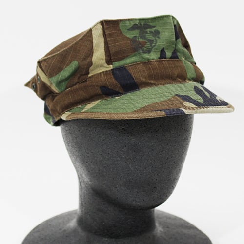 USMC ウッドランド ミリタリーキャップ 米軍放出品 軍用実物 【中古】 | BASE CAMP 磯上 powered by BASE