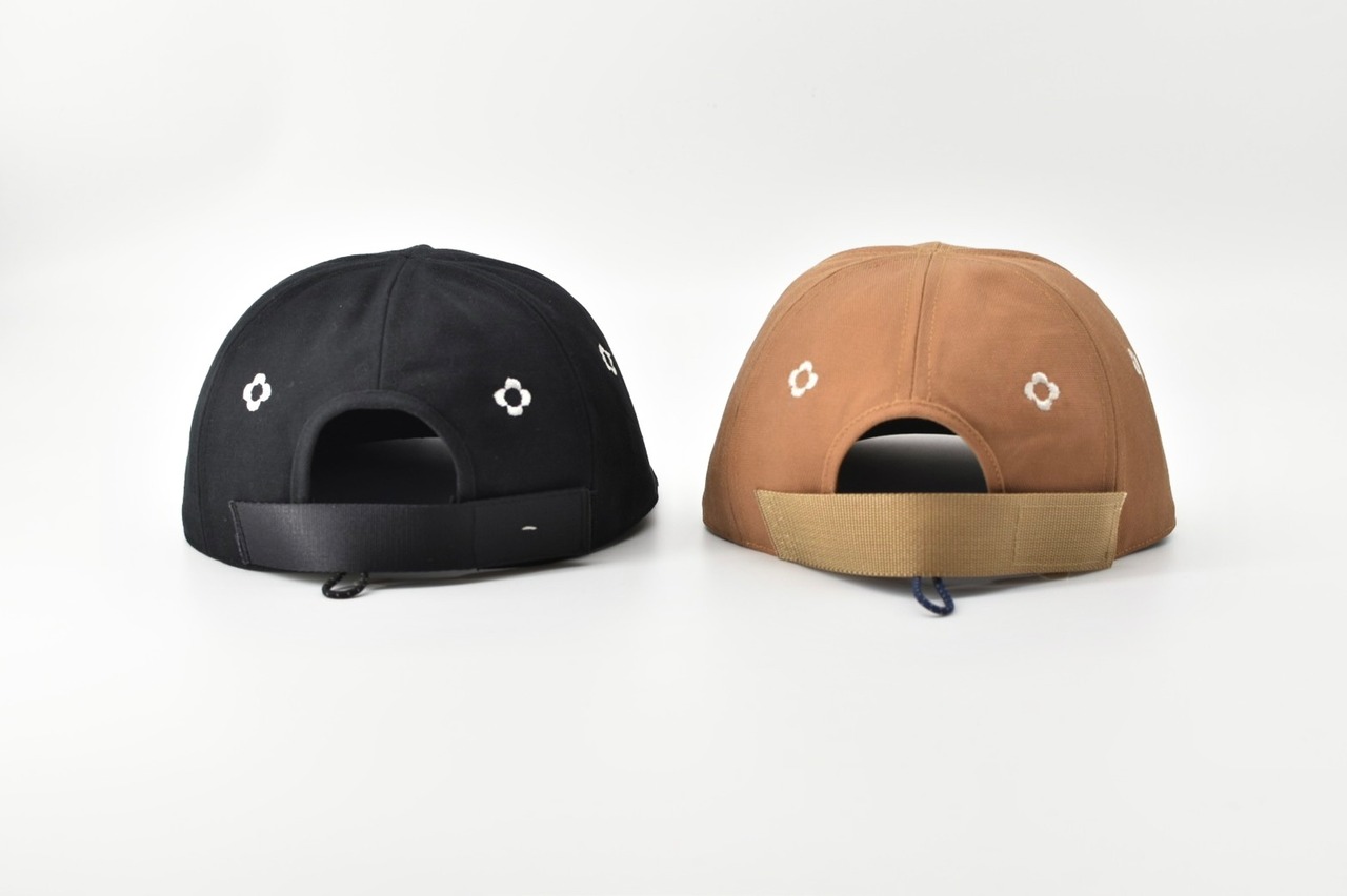 Flower 刺繍　6pael CAP