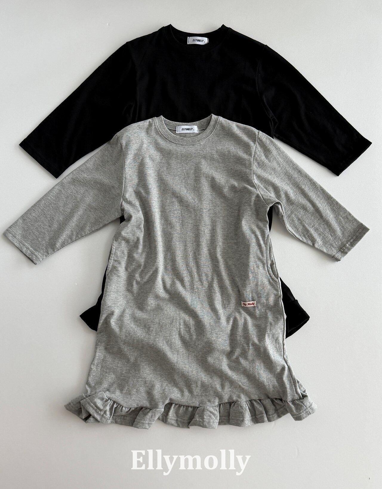 【予約】ELLY MOLLY Clover long frill dress