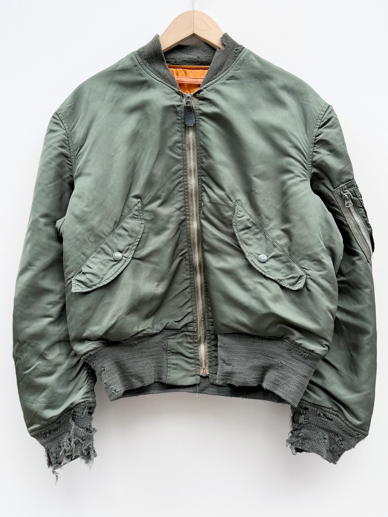 70s USAF L-2B "J-7448J" FLIGHT JACKET Size MEDIUM