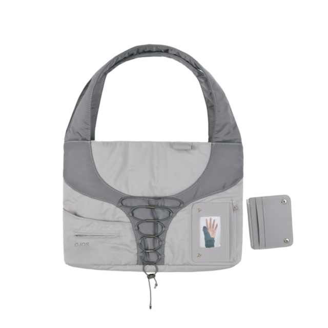 [OJOS] Wallet Shopper Middle Bag / Grey 正規品 韓国ブランド 韓国通販 韓国代行 韓国ファッション バッグ