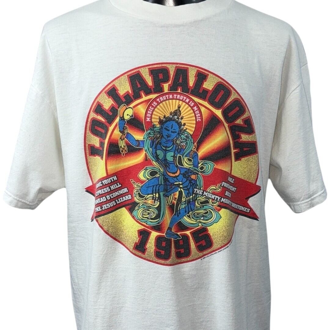Lollapalooza vintage T shirt ロラパルーザ 2nd anniversary 】 90's LOLLAPALOOZA t-shirt 94年の
