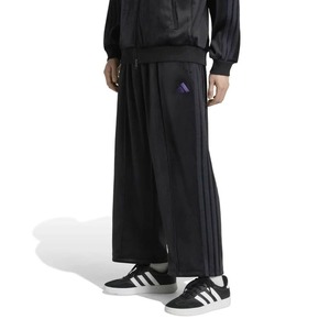 アディダス スタジアム ルーズフィット ベロア フルレングス オープンヘム トラックパンツ[メンズ]DWB95 KV5901 adidas
