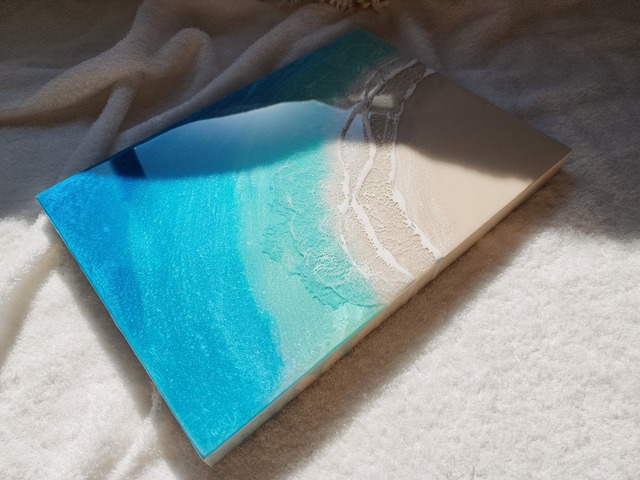 211.オーシャンレジンアート お好きな文字をお入れします。