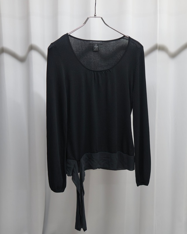 short length string long sleeve top