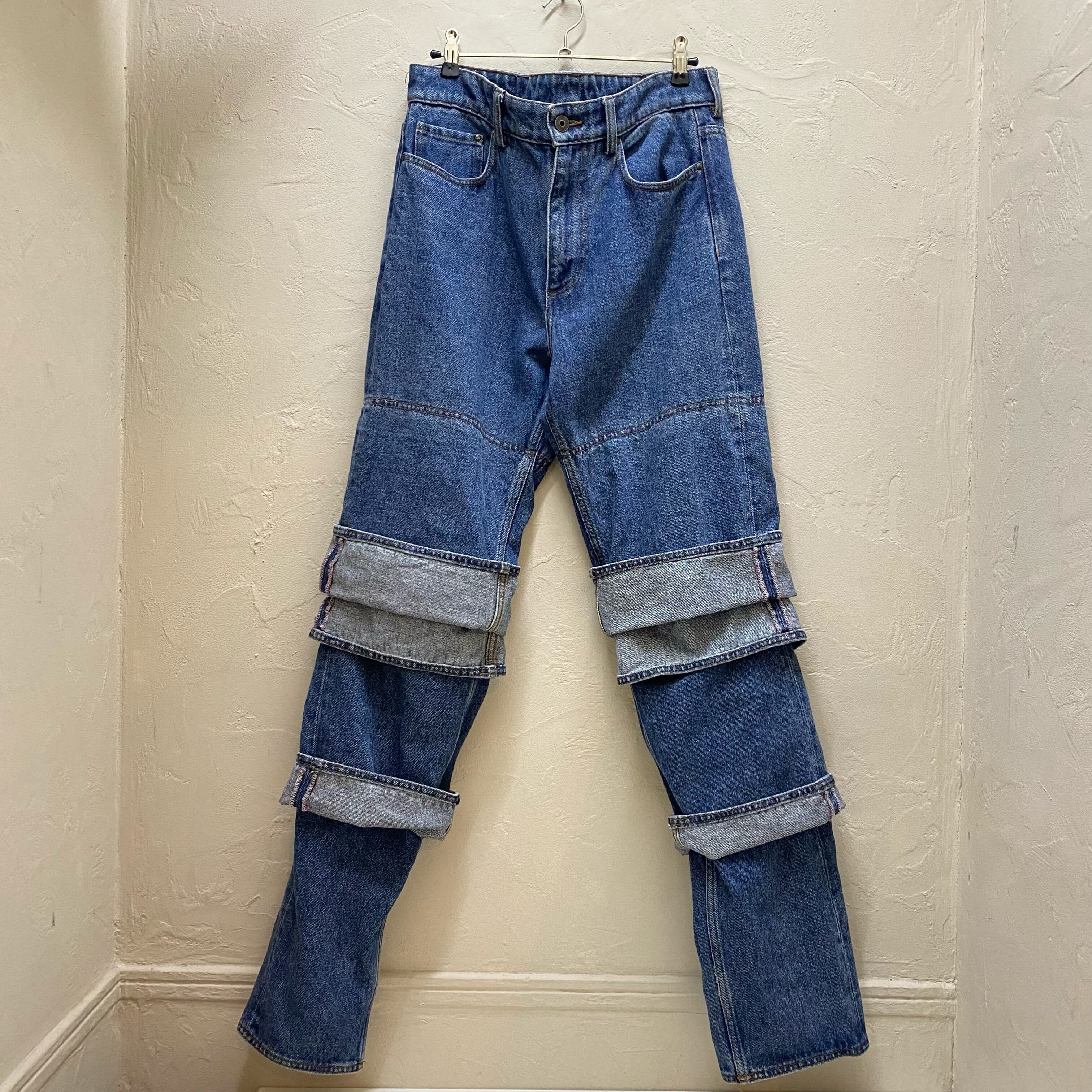 Y/PROJECT ワイ プロジェクト Evergreen Multi Cuff jeans マルチカフ  