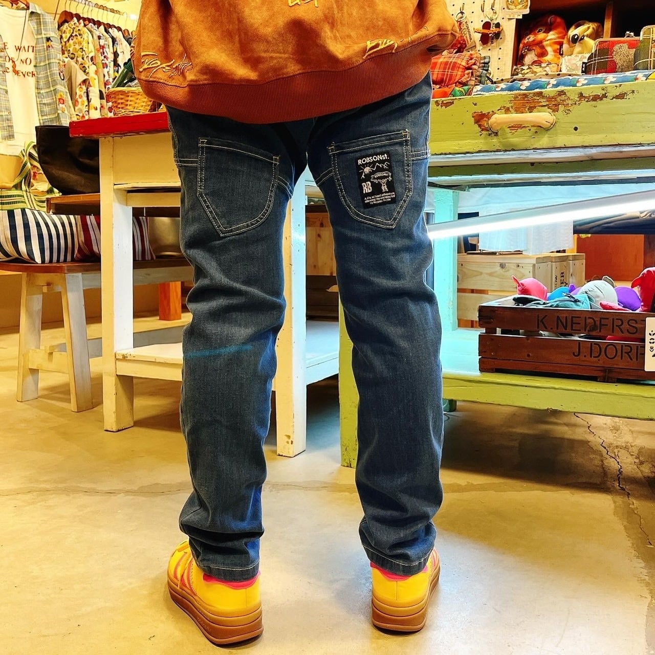 カットデニムサルエルパンツ | ROBSONst.