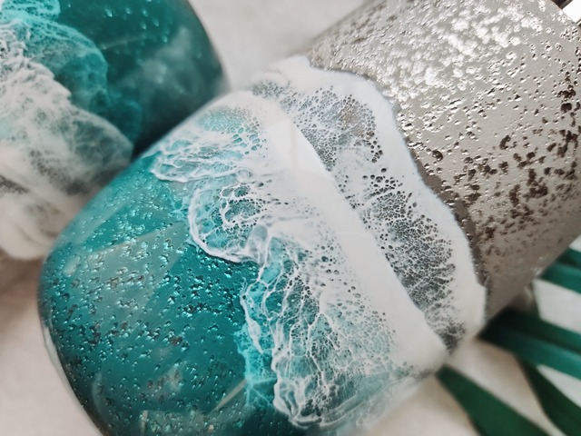 437.オーシャンレジンアート ソープディスペンサー