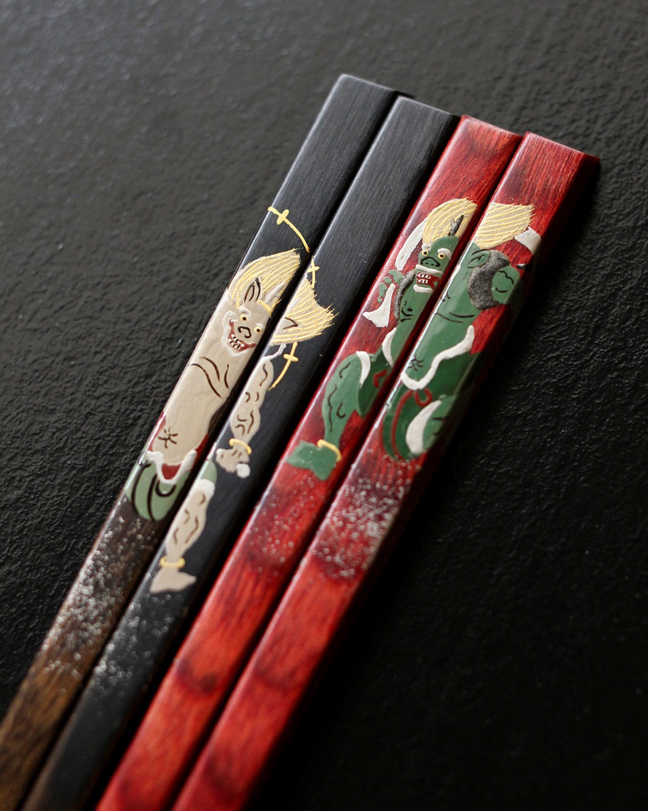 「風神雷神」よりそい箸