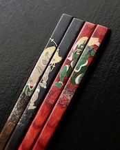 「風神雷神」よりそい箸