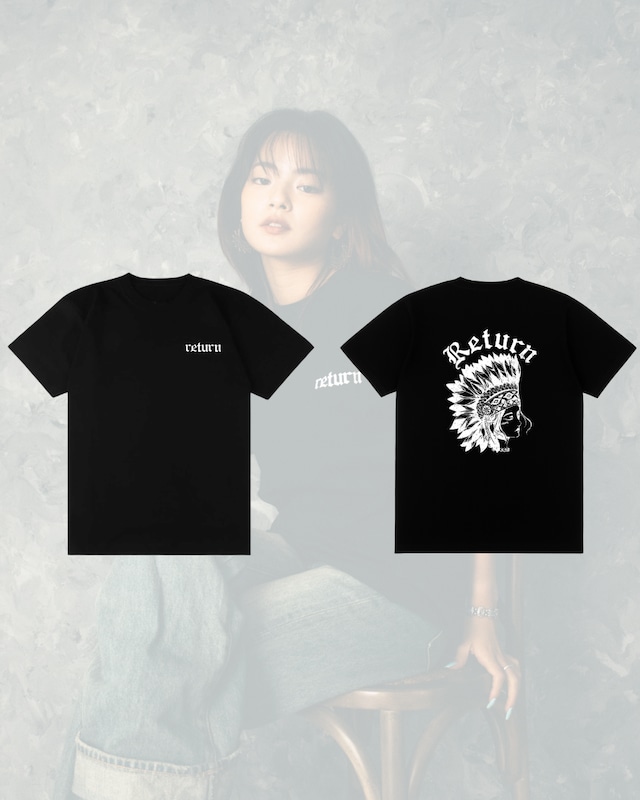 Indian black white T
