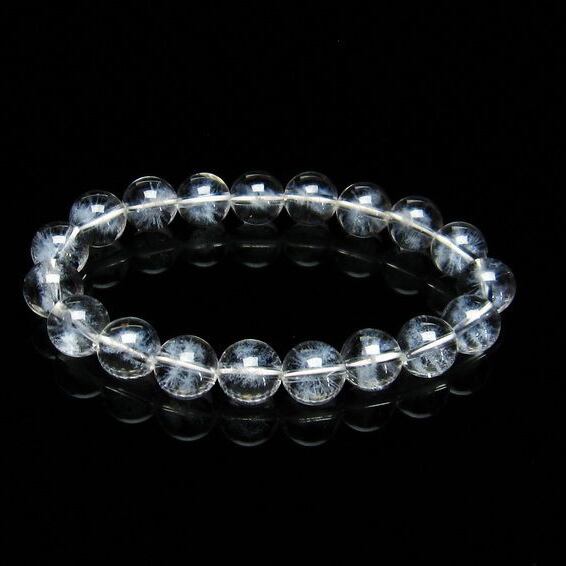 水晶 ブレスレット レーザー彫刻入り 10mm [M便 1/10] 111-11300