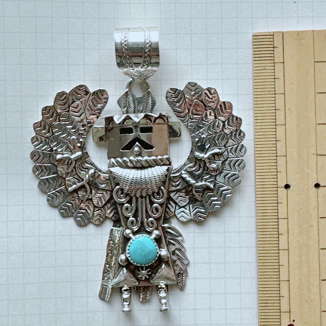 J177】秀逸 ヴィンテージ イーグルダンサー ナバホ シルバー