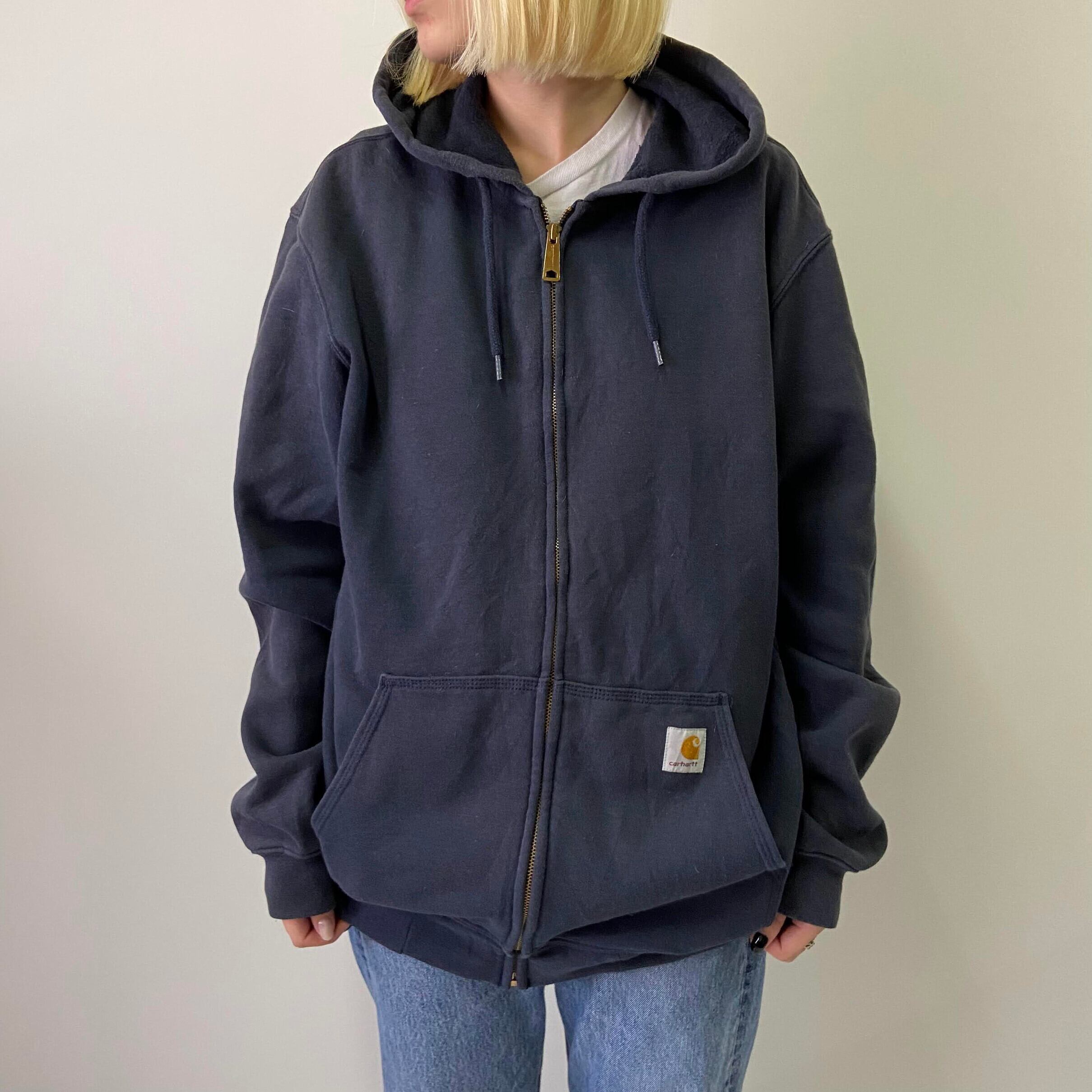 Carhartt カーハート ワンポイントロゴ 刺繍 フルジップ スウェット 