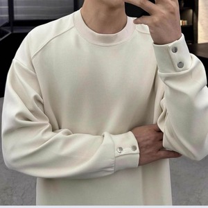 袖2スナップロングTシャツ　1215