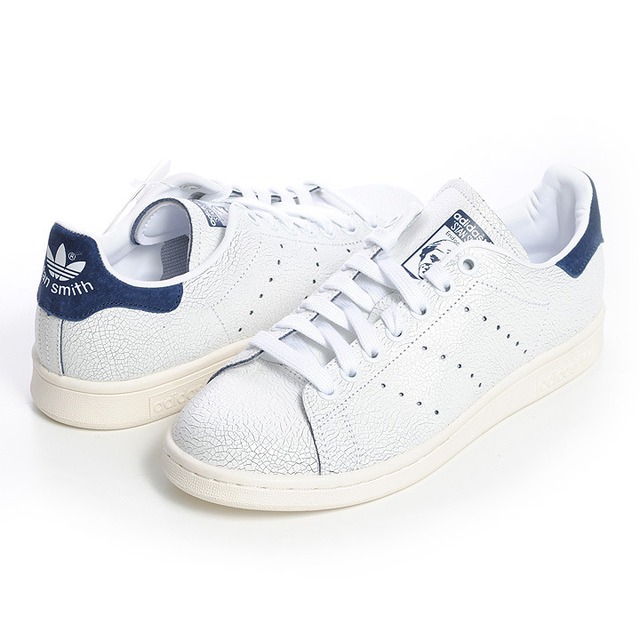 極美品 adidas stan smith スタンスミス クラックドレザー 24.5cm